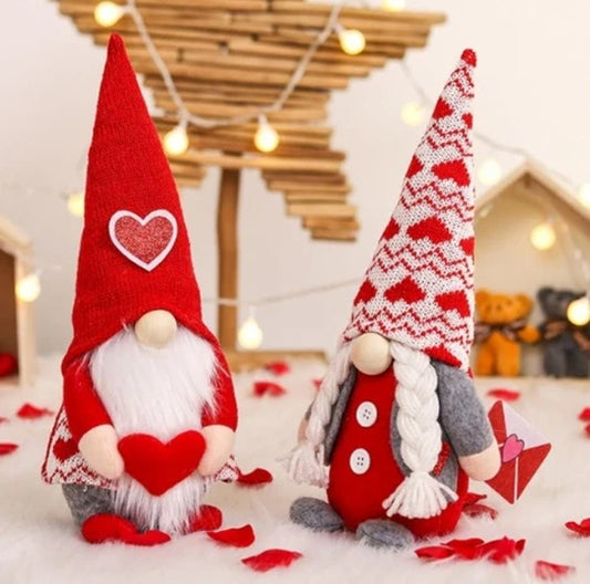 Valentines Day Decor 2Pcs Valentine Gnomes Plush Decorations Valentines Day Decoration Valentines Home Small Christmas Ornament