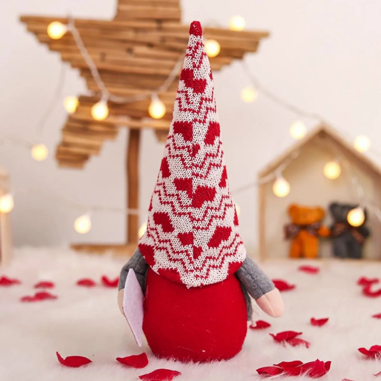 Valentines Day Decor 2Pcs Valentine Gnomes Plush Decorations Valentines Day Decoration Valentines Home Small Christmas Ornament